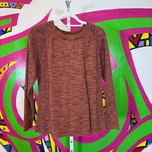 Relativity, Pink and Brown Heathered Knit Sweater. Size XL. Excellent condition!